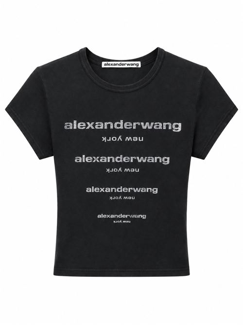 T-shirt crystal ALEXANDER WANG | 1CC3261363011
